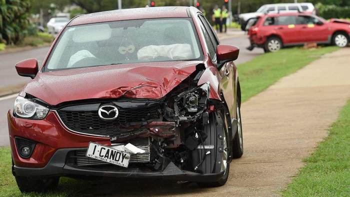 Si tuviera un accidente de carro