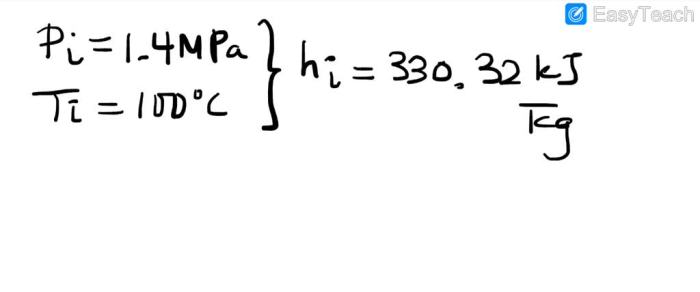 A closed rigid tank whose volume is 1.5