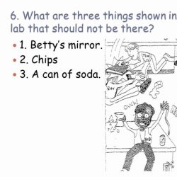 Safety in the laboratory worksheet answers