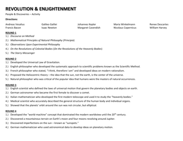 Unit 10.2 enlightenment revolution and nationalism