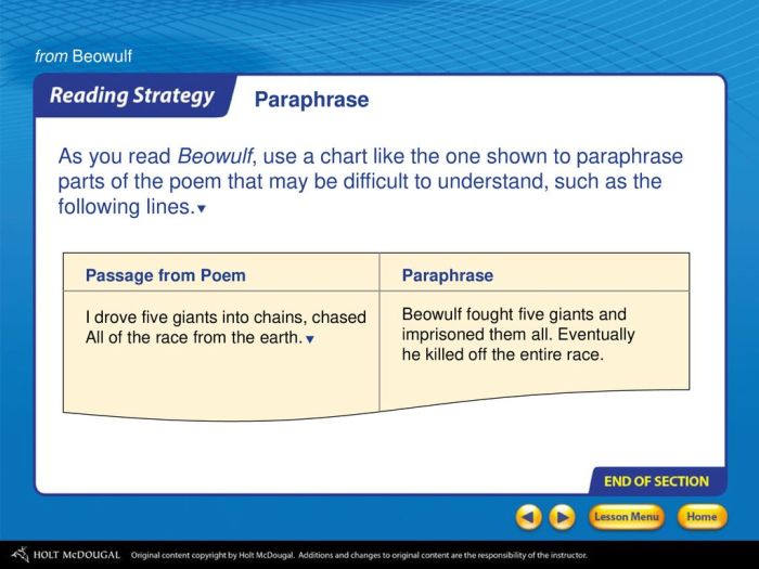 Beowulf test answers literature british exam unit