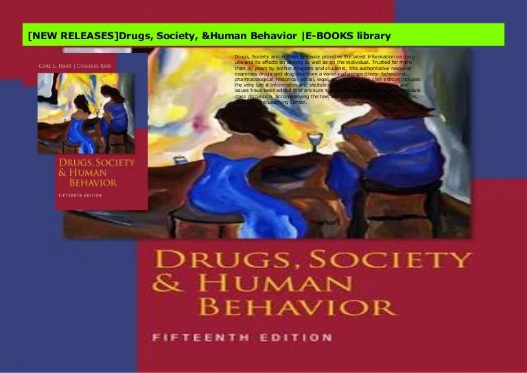 Drugs society and human behavior 18th edition pdf free